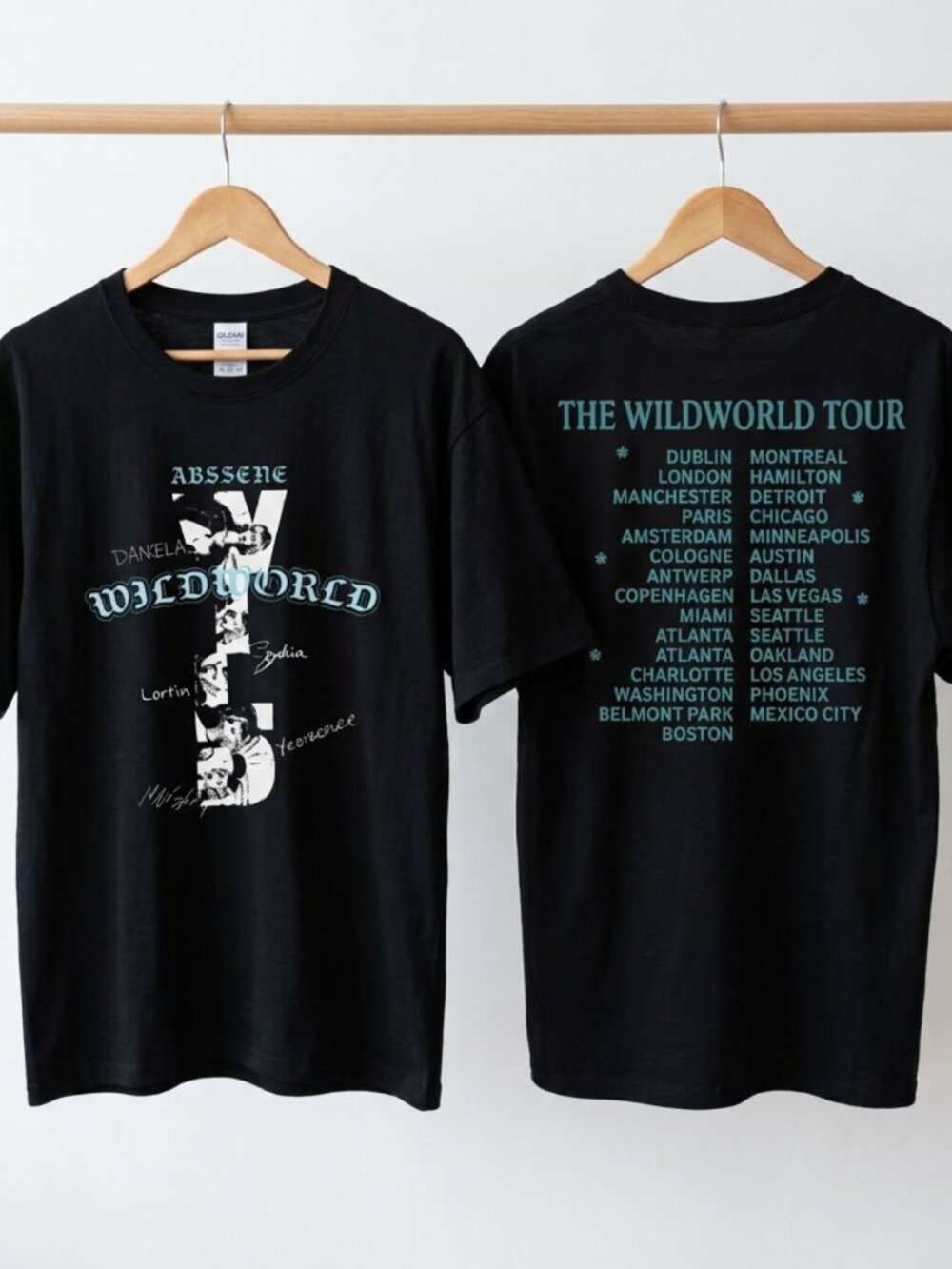 Katseye The Wild World Tour 2026 T Shirt reprint